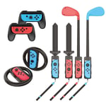 Nintendo Switch 2-Player Sports Pack - Includes Racing Wheels, Golf Clubs & More