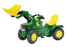 Pedaltraktor John Deere m/frontskovl - Fra 3 år.