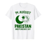 Pakistani Independence Day 14 August Vintage Pakistan Flag T-Shirt