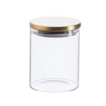 Argon Tableware Scandi Storage Jar with Metallic Lid - 750ml