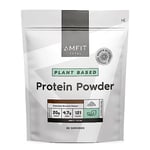 Amazon Brand - Amfit Nutrition Plant Based Protein Powder, Chocolate Brownie, 900g