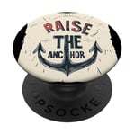 Superbe costume de discours pour marin Raise the Anchor PopSockets PopGrip Adhésif