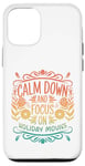 iPhone 12/12 Pro Retro Calm Down and Focus on Holiday Movies Case