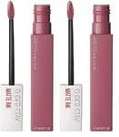 Maybelline New York Superstay Matte Ink, 15 Lover, 5 ml (Lot de 2)