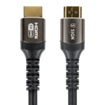 Premium HDMI 2.1 Kabel 8K, 1m - Svart