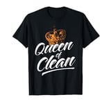 Funny Queen Of Clean Cleaning Lady Janitor Cleaner T-Shirt