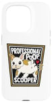 Coque pour iPhone 15 Pro Professional Poop Scooper Chien Wauwau Bouledogue français