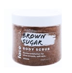 Face Facts Brown Sugar Vegan Exfoliating Body Scrub 400g | Free P&P