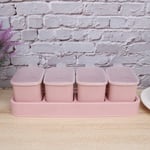 YFFSBBGSDK Spice Box Separate Compartment Seasoning Box Seasoning Pot Kitchen Seasoning Storage Box Salt Sugar Pepper Seasoning Box