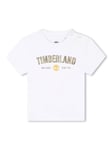 Timberland Baby Logo T-Shirt & Shorts Set, White/Yellow