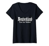 Womens "Loyalty to the Fatherland", Patriot, Germany V-Neck T-Shirt