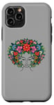 Coque pour iPhone 11 Pro Cheveux de fleurs Afro Girl Histoire des Noirs Juneteenth