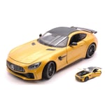 MERCEDES AMG  GT R 2017 METALLIC YELLOW 1:24-27 Welly Auto Stradali Die Cast