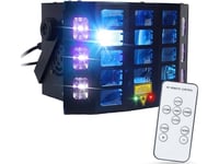 Light4me Light4me Efekt Led Multiefekt Świetlny Turbo Derby 4In1 Rgbw-Uv + Pilot Dmx