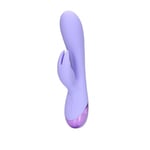 Le vibrateur Rabbit stimule le clitoris gode vaginal vibrant lisse en silicone