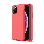 Apple iPhone 11 Pro Leather Texture Case Red