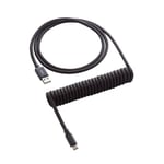 Cablemod Classic Coiled Cable - Midnight Black 1.5m. Usb A Usb C Blå