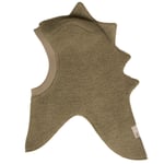 Huttelihut Dino balaclava vinterlue til barn, green olive