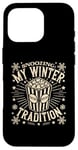 Coque pour iPhone 16 Pro Movie Lovers Snoozing: My Winter Tradition Retro Humour