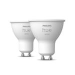 Spot  Philips Hue W 2-Pak 4.2W Gu10