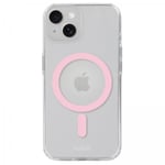 holdit iPhone 13/14/15 Skal MagSafe Case Rosa Transparent