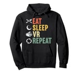 Virtual Reality Athlete Funny VR Gamer Console Headset Pullover Hoodie