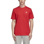 adidas Men ESSENTIAL TEE T-shirt - Lusred, Medium