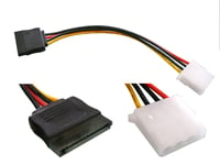 Cordon Adaptateur Molex Femelle - SATA Femelle Pour connecteur d'alimentation de périphérique SATA Pour connecteur d'alimentation de périphérique SATA