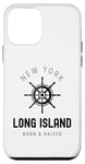 iPhone 12 mini Long Island New York Vintage LI NY Ship Wheel Born & Raised Case