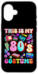 Coque pour iPhone 16 Costume « This is my 80's » - Cadeau pour fête des années 80