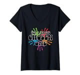 Womens I am the Chosen One V-Neck T-Shirt