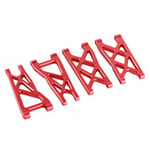 Front And Rear Suspension Arm Aluminum Alloy RC Swing Arms For ARRMA Senton Red