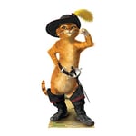 STAR CUTOUTS SC789 Puss in Boots from Shrek Mini Cardboard Cutout for Fans, Parties and Collectors Height 91cm, Solid, Regular