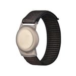 Apple AirTag Armband i nylon för barn, svart