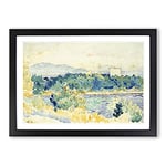 Big Box Art Landscape Vol.4 by Henri-Edmond Cross Framed Wall Art Picture Print Ready to Hang, Black A2 (62 x 45 cm)