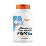 Doctor's Best Glucosamine Chondroitin MSM with OptiMSM, 240 VCapsules