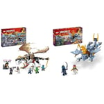 LEGO NINJAGO Egalt the Master Dragon Toy for 8 Plus Year Old Boys & Girls, Dragons & NINJAGO Young Dragon Riyu Toy, Dragons Rising Playset for 6 Plus Year Old Boys, Girls & Kids, Includes 3 Ninja