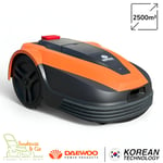 Robot Tondeuse Autonome DAEWOO 2500m² - Programmable, Coupe 18cm, chargeur