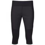 Bergans  Fløyen ¾ Outdoor Tights Women, 91 Black, S