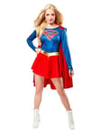 Rubie's Official Supergirl Ladies Fancy Dress, Blue/Red, L