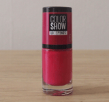 Maybelline - Color Show 60 Seconds Nail Lacquer. 6 - Bubblicious. Imperfect.