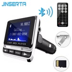 Bluetooth-auto MP3-soitin Langaton FM-lähetin LCD-näyttö Autosarja USB-laturituki Pendrive USB TF Line-in AUX