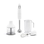 Smeg - Smeg Hand Blender with Accessories White - Valkoinen