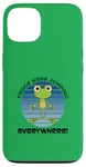 Coque pour iPhone 13 Les grenouilles de pesach de Pâque pour enfants sautaient partout mignonnes