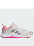 adidas Everyset Trainer Shoes, White/Black/Grey, Size 4.5, Women