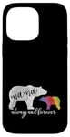 Coque pour iPhone 14 Pro Max Rainbow Mama Bear LGBT Always Forever Love Support Pride LGBT