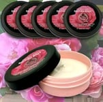 The Body Shop Body Butter British Rose Instant Glow 6 x 50ml (300ml total)