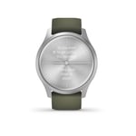 Montre connectée Garmin Vivomove Style 010-02240-01 Silver/Moss - Bracelet Silicone Vert