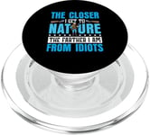 The closer I get to nature - Deer Hunter PopSockets PopGrip for MagSafe