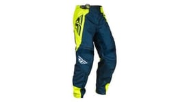 Pantalon fly racing fly f 16 bleu navy   jaune fluo   blanc